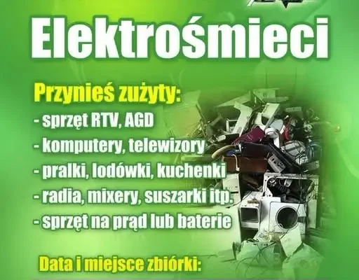 Gmina Zagrodno organizuje zbiórkę elektrośmieci – zgłoszenia do 7 października