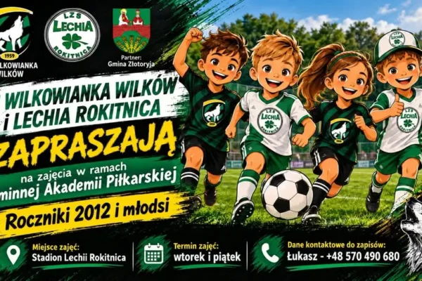 Nowe miejsce treningowe dla młodych piłkarzy w Rokitnicy