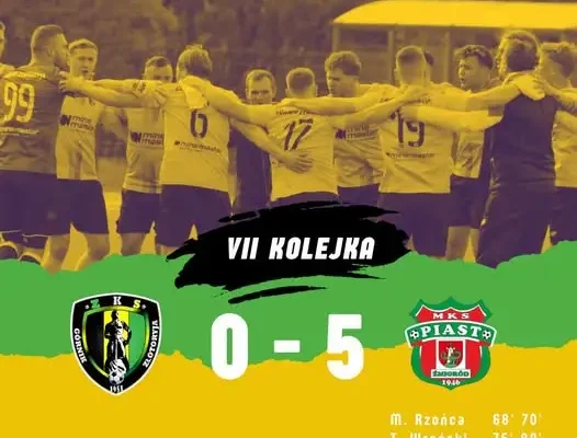 Górnik Złotoryja uległ Piastowi Żmigród 0:5 w meczu o ligowe punkty