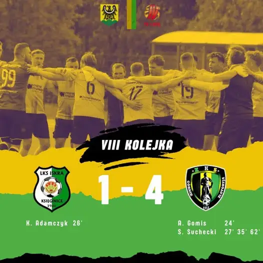 Hat-trick Sucheckiego! Górnik Złotoryja rozbił Iskrę Księginice 4:1