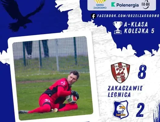 Orzeł Zagrodno rozbity w Legnicy. 8:2 dla Zakaczawia