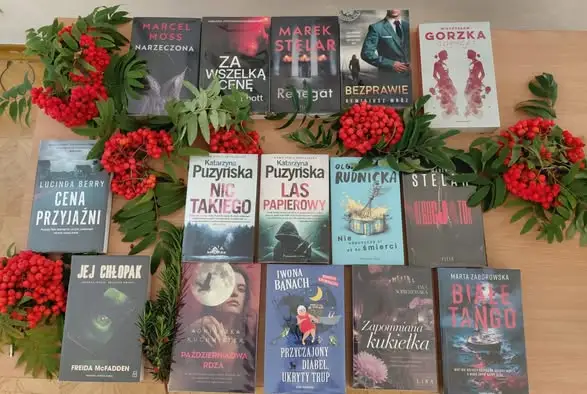 Nowości czytelnicze w Centrum Biblioteczno-Kulturalnym — kryminały, romanse i książki historyczne czekają