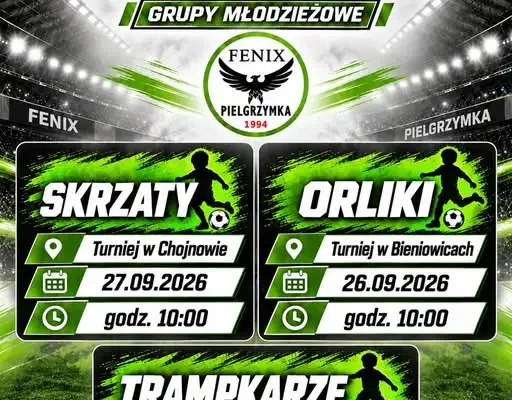 Turniejowy weekend młodzieży Fenixa – sprawdź harmonogram
