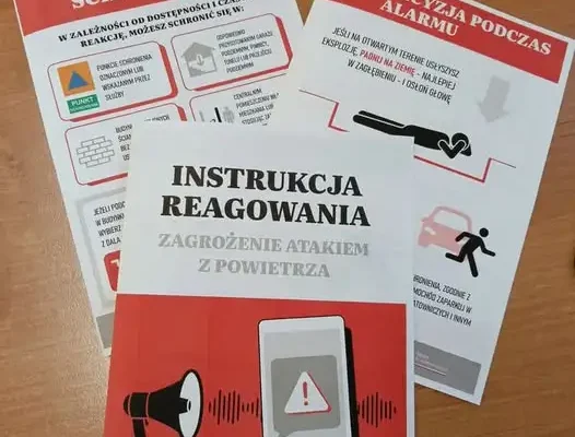 Gmina Złotoryja udostępnia instrukcję reagowania na zagrożenie atakiem z powietrza
