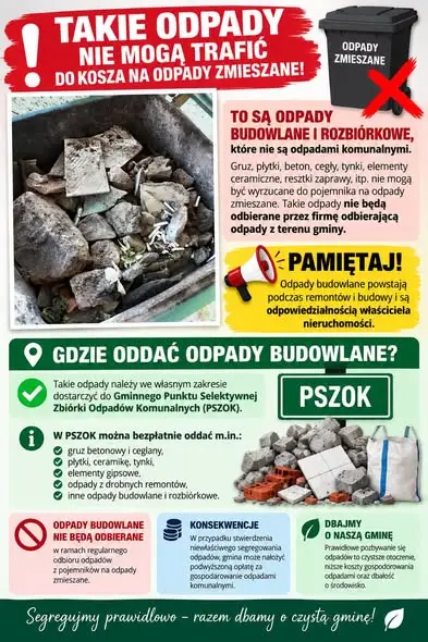 Zbiórka odpadów gabarytowych w gminie Zagrodno – co można oddać, a czego nie przyjmą?