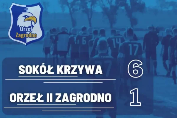 Sokół Krzywa nie dał szans rezerwom Orła Zagrodno
