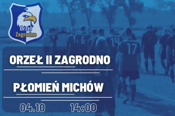 Orzeł Zagrodno kontra Płomień Michów – zapowiedź niedzielnego meczu rezerw