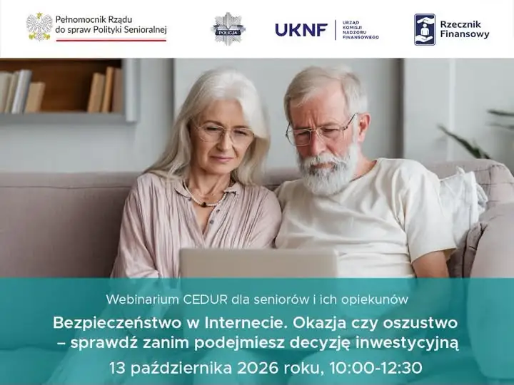 Bezpłatne webinarium KNF: jak nie dać się oszukać fałszywym inwestycjom w sieci