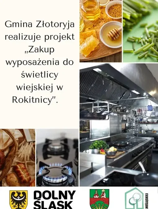 Świetlica wiejska w Rokitnicy z nowym wyposażeniem – I etap projektu zakończony