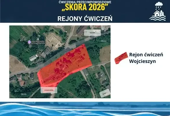 Ćwiczenia przeciwpowodziowe „SKORA 2026” w gminie Pielgrzymka – 17 października