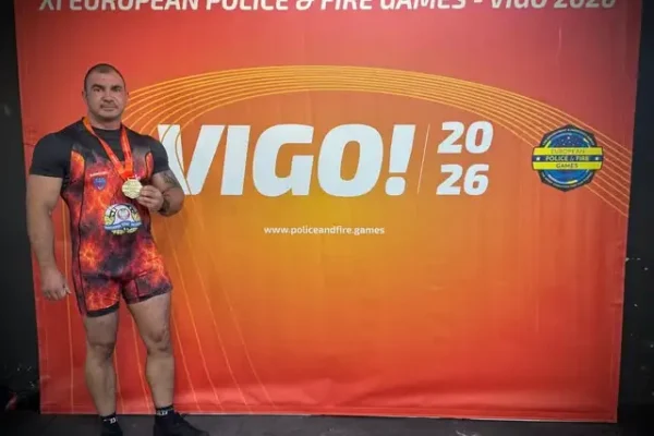 Strażak ze Złotoryi mistrzem European Police & Fire Games 2026 w Vigo