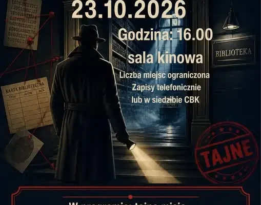 CBK w Wojcieszowie zaprasza dzieci na agentową przygodę pełną zagadek