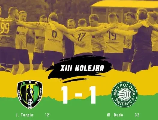 Górnik Złotoryja zremisował z Polonią Świdnica 1:1
