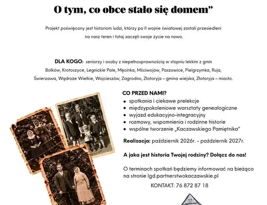 Kaczawski Pamiętnik: ocalmy historie rodzin, które po wojnie znalazły dom na Ziemi Kaczawskiej